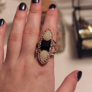 Geometric Cocktail Ring